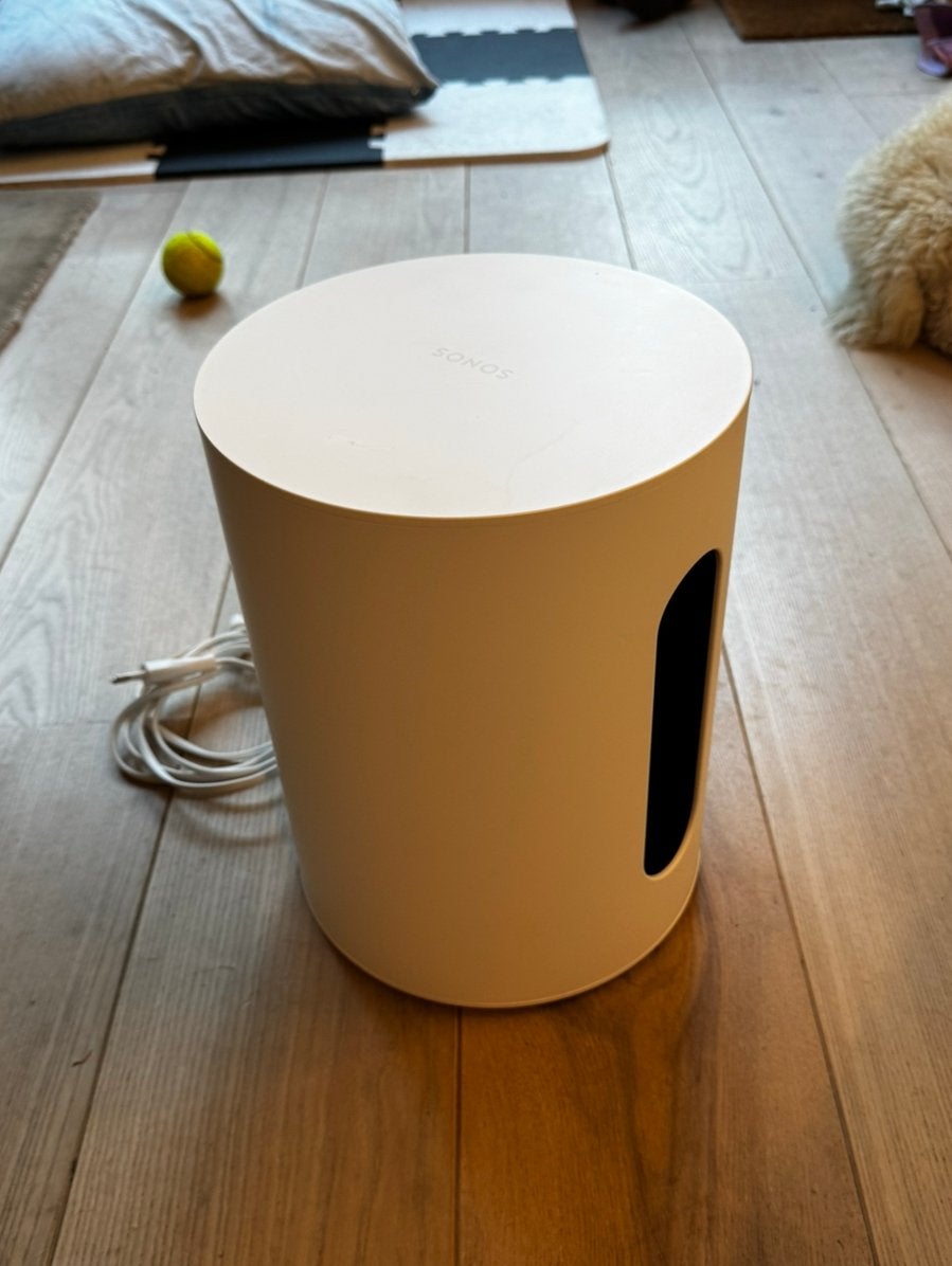 Sonos sub mini - wit / white, Subwoofer, Ophalen of Verzenden, Zo goed als nieuw, Sonos