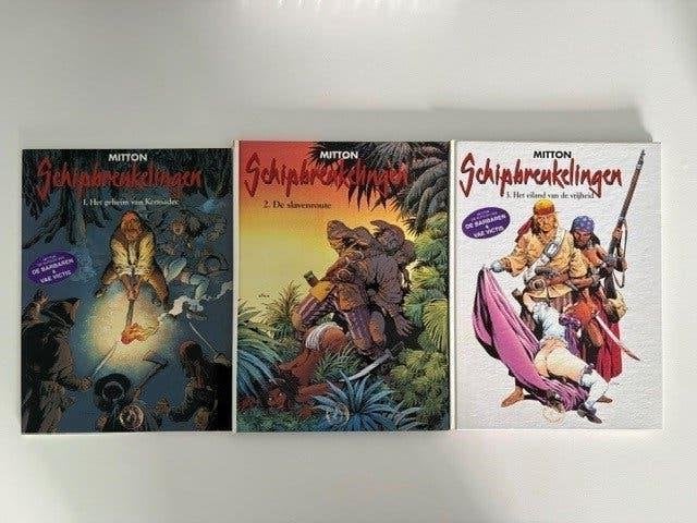 Schipbreukelingen, HC/SC, Mitton, avontuur, schaarse delen, Meerdere stripboeken, Ophalen of Verzenden, Zo goed als nieuw