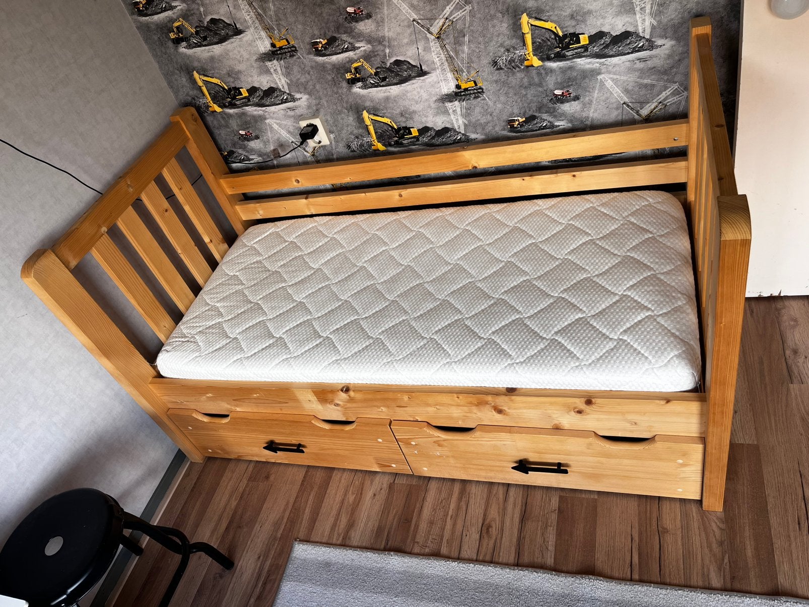 Rockwood kinderbed (tim, Kinderen en Baby's, Ophalen, 70 tot 85 cm, Zo goed als nieuw, Lattenbodem