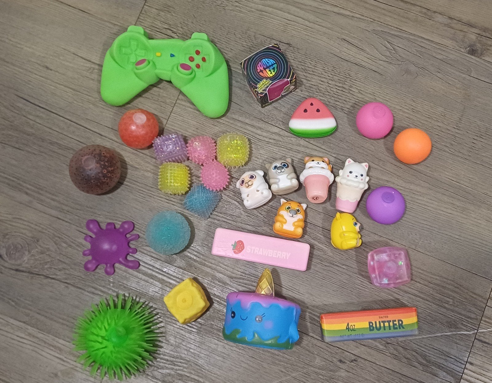Grote collectie fidget toys en stressballen, Ophalen of Verzenden, Zo goed als nieuw, Jongen of Meisje
