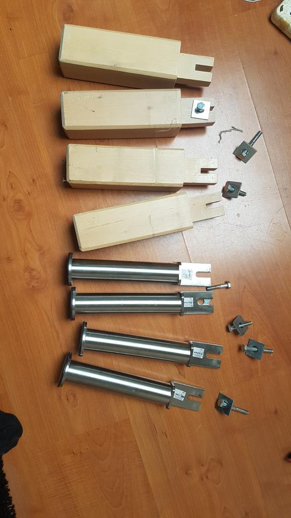 Ikea poten voor onder boxspring, Ophalen of Verzenden, Eenpersoons, 90 cm