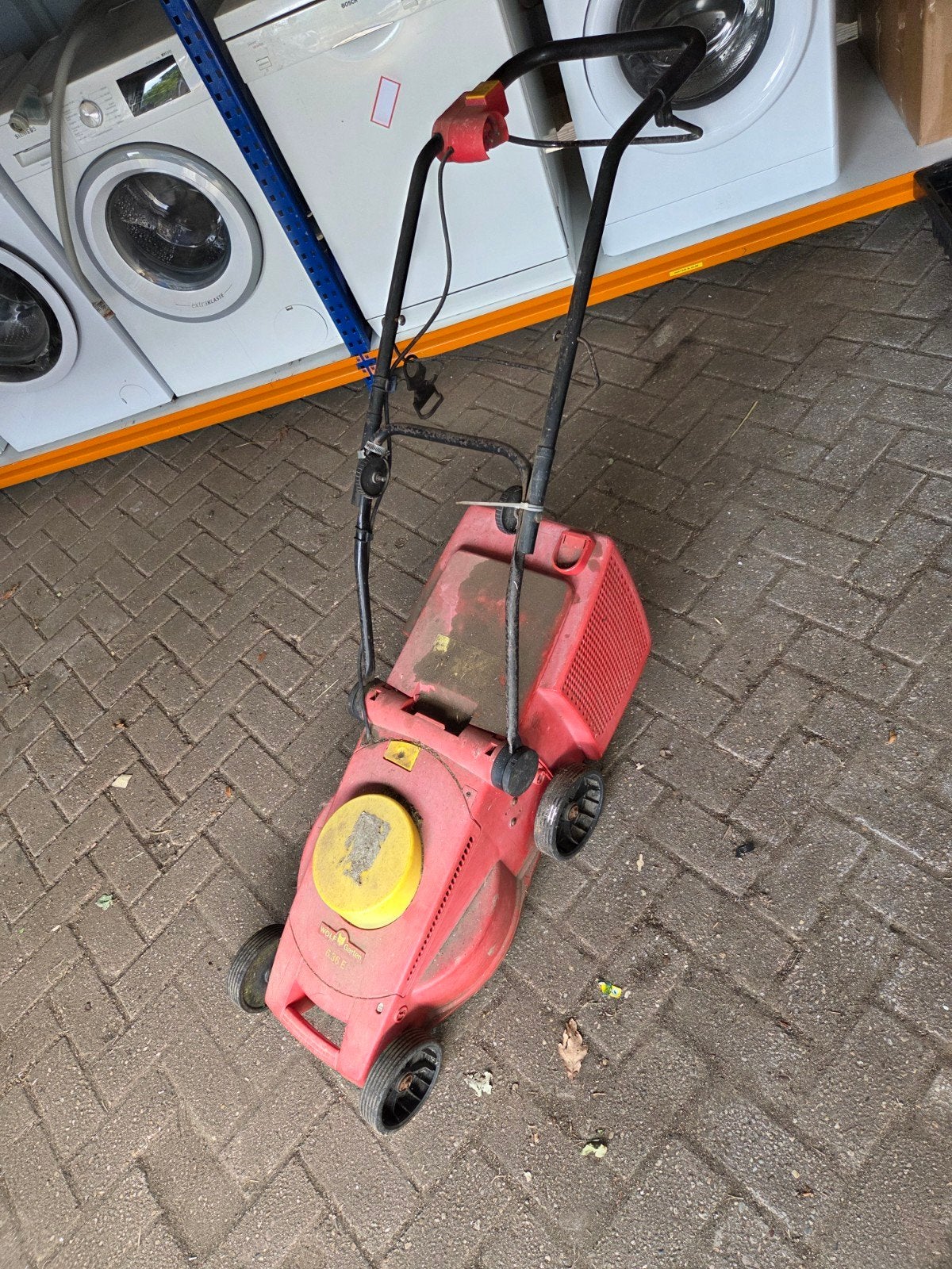 Oude werkende grasmaaier, Tuin en Terras, Ophalen of Verzenden, Gebruikt