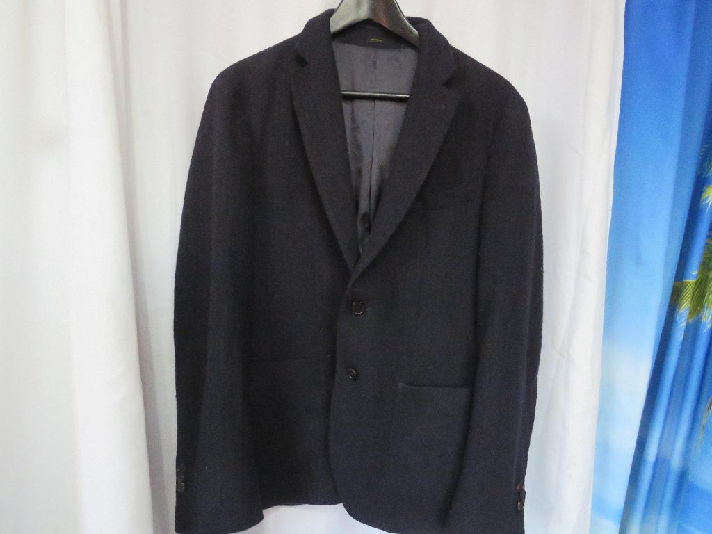 blauw wollen blazer jasje calidad mt 48 Massimo Dutti, Ophalen of Verzenden, Massimo Dutti, Gedragen, Maat 48/50 (M)