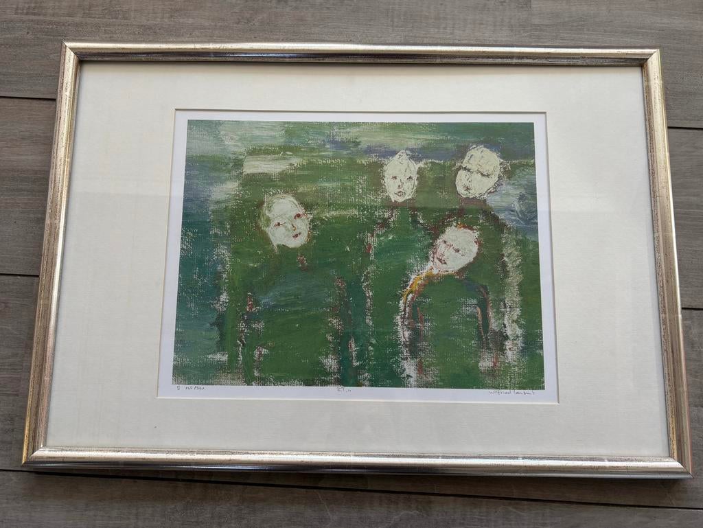 Zeefdruk Wilfried Lansink, Antiek en Kunst, Kunst | Litho's en Zeefdrukken, Ophalen of Verzenden