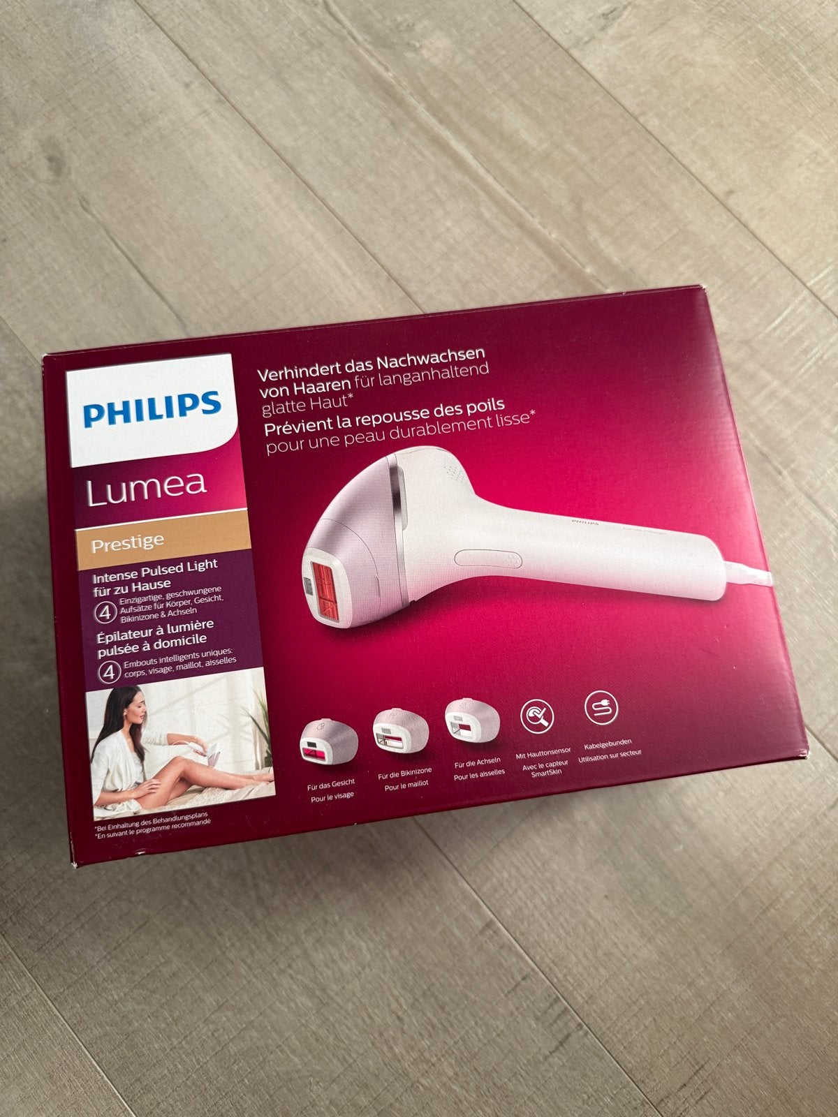 Philips Lumea Prestige IPL ontharingsapparaat - als nieuw, Witgoed en Apparatuur, Persoonlijke-verzorgingsapparatuur, Ophalen