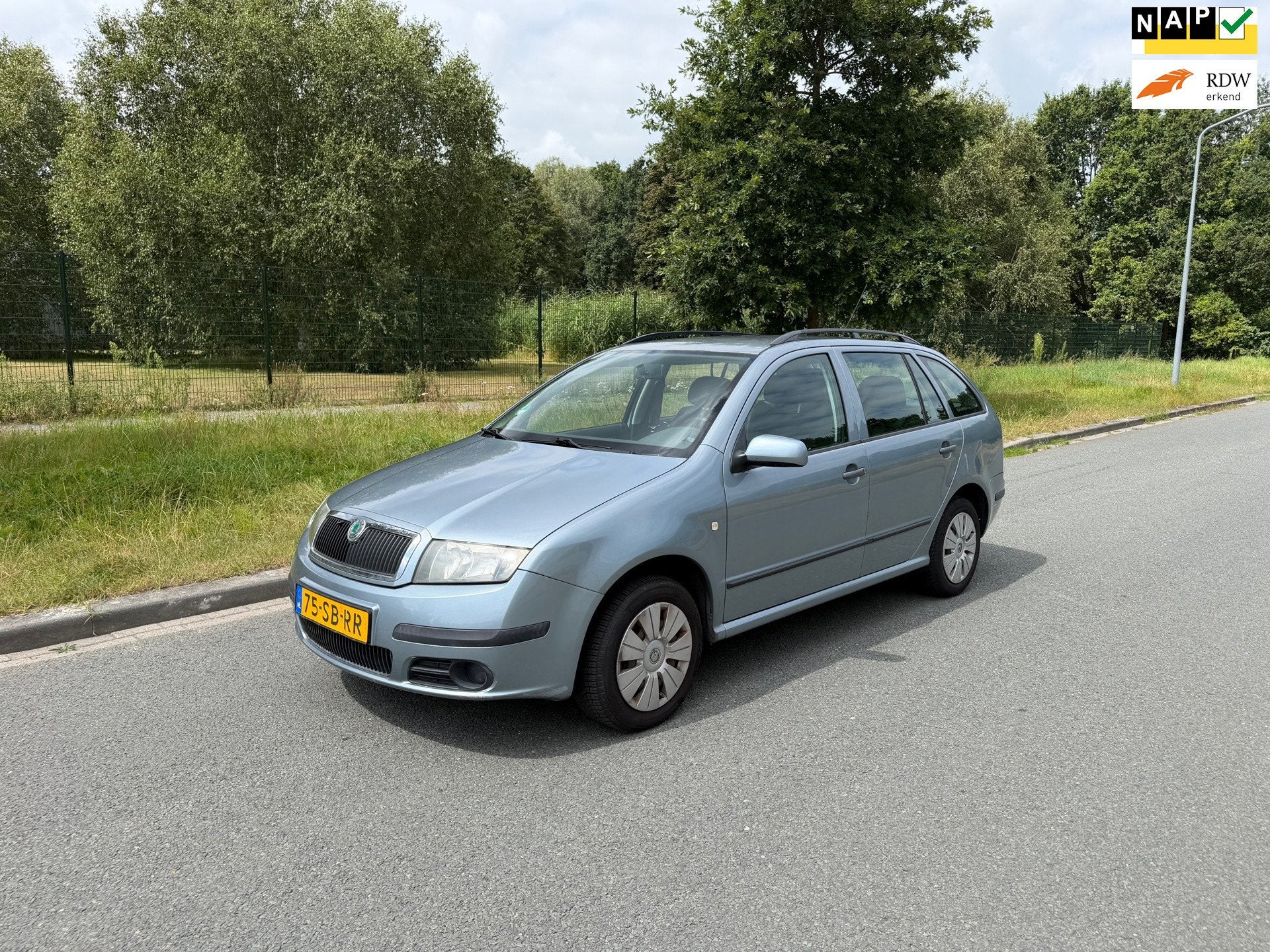 Skoda Fabia Combi 1.4-16V Equipe ijskoude Airco trekhaak, Auto's, Skoda, Voorwielaandrijving, Gebruikt, 4 cilinders, 1070 kg