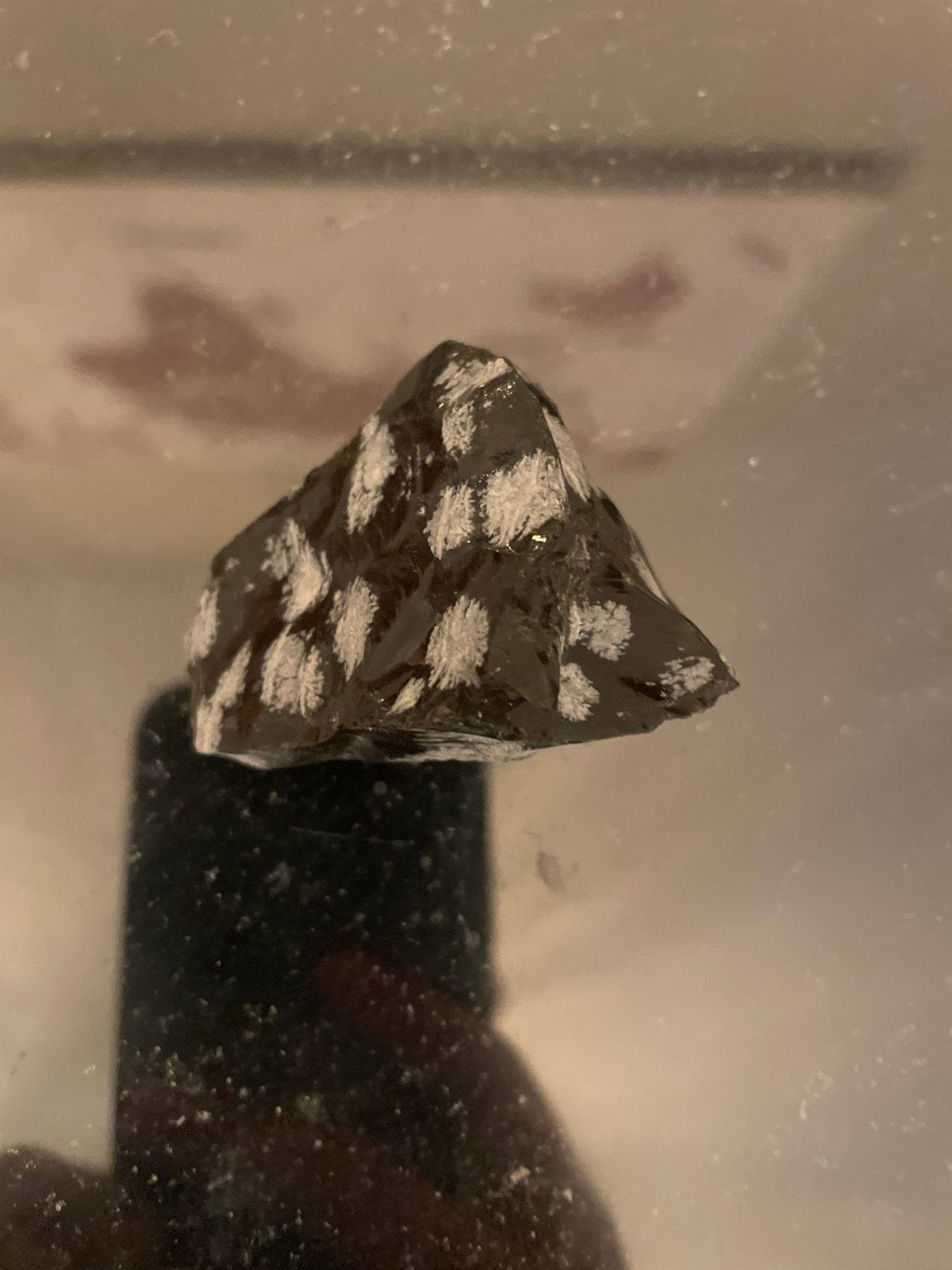 Sneeuwvlok Obsidiaan - Natuurlijk Mineraal, Ophalen of Verzenden, Mineraal