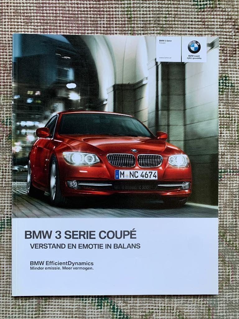 Nederlandse brochure BMW 3-serie coupe E92 2011 nieuw, Nieuw, Ophalen of Verzenden, BMW, BMW