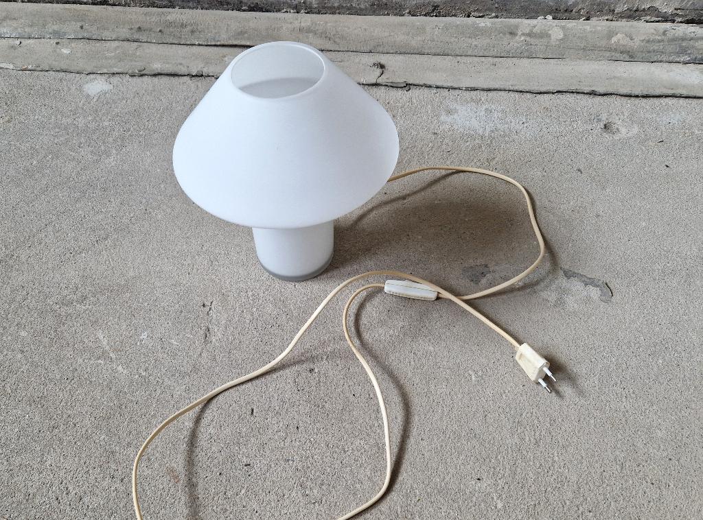 Hala Zeist Space Age Tafellamp, Gebruikt, -, -, Space age, hala, zeist, vintage, mushroom lamp, glas, tafellamp