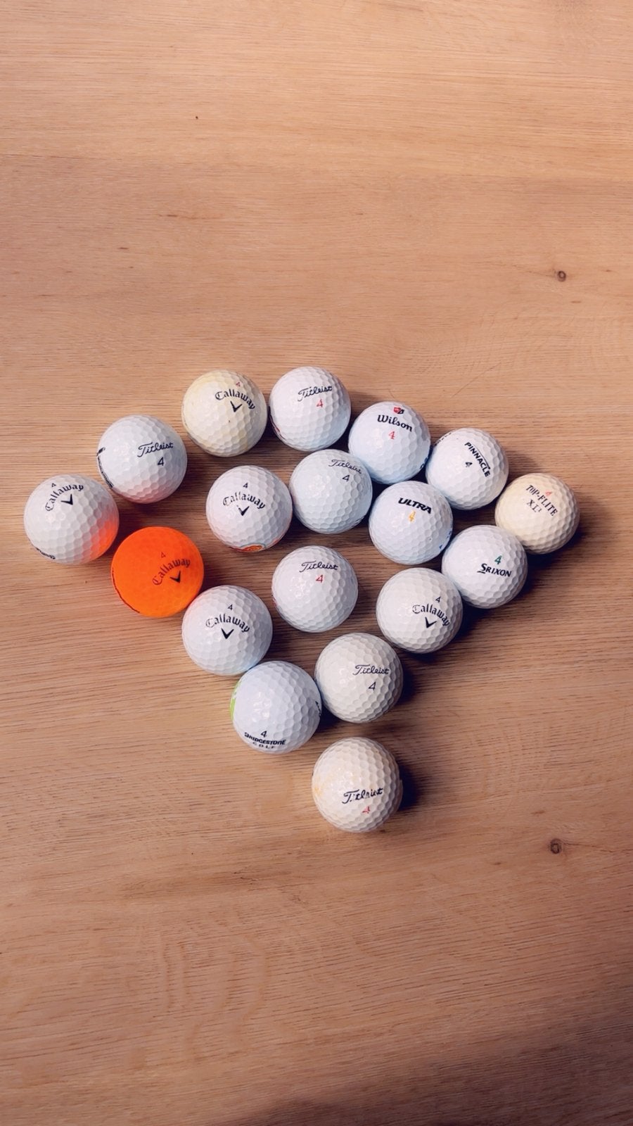 Golfballen, Ophalen of Verzenden, Gebruikt, Bal(len), Overige merken