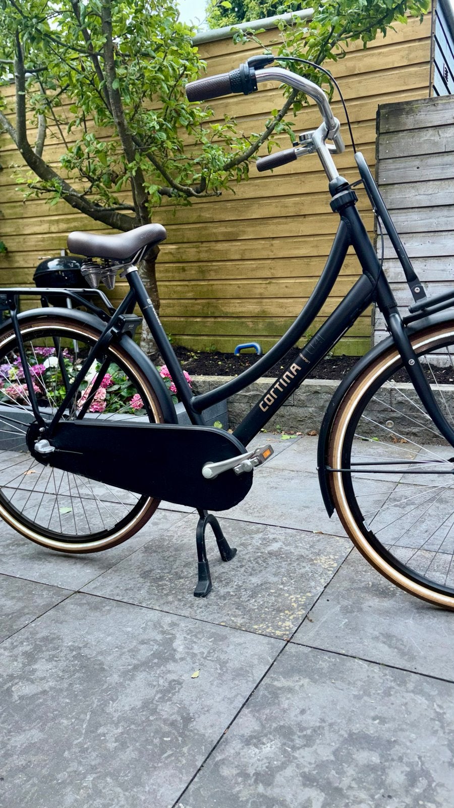 Cortina U4 Transport Dames Matzwart | 3V Shimano Nexus |53cm, Fietsen en Brommers, Fietsen | Dames | Damesfietsen, Terugtraprem