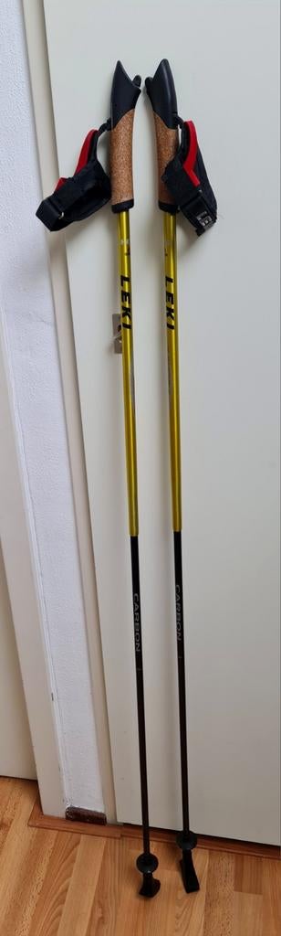 LEKI Nordic Walking Ultra ALU Carbon HTS 6.0 Serie 125 cm, Ophalen, Gebruikt, Wandelstok