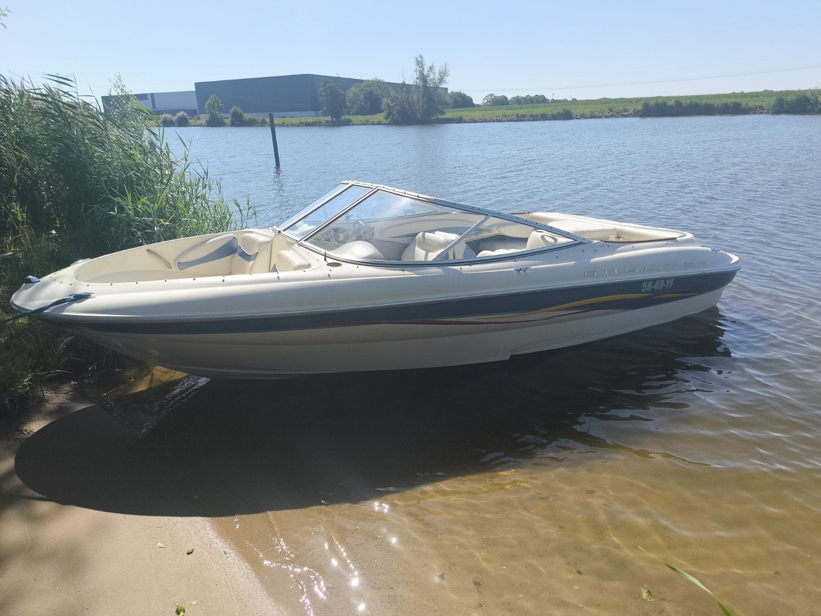 Bayliner Capri 195 met Pega trailer, Watersport en Boten, Speedboten, Gebruikt, Bayliner, Benzine, 120 tot 200 pk, Binnenboordmotor