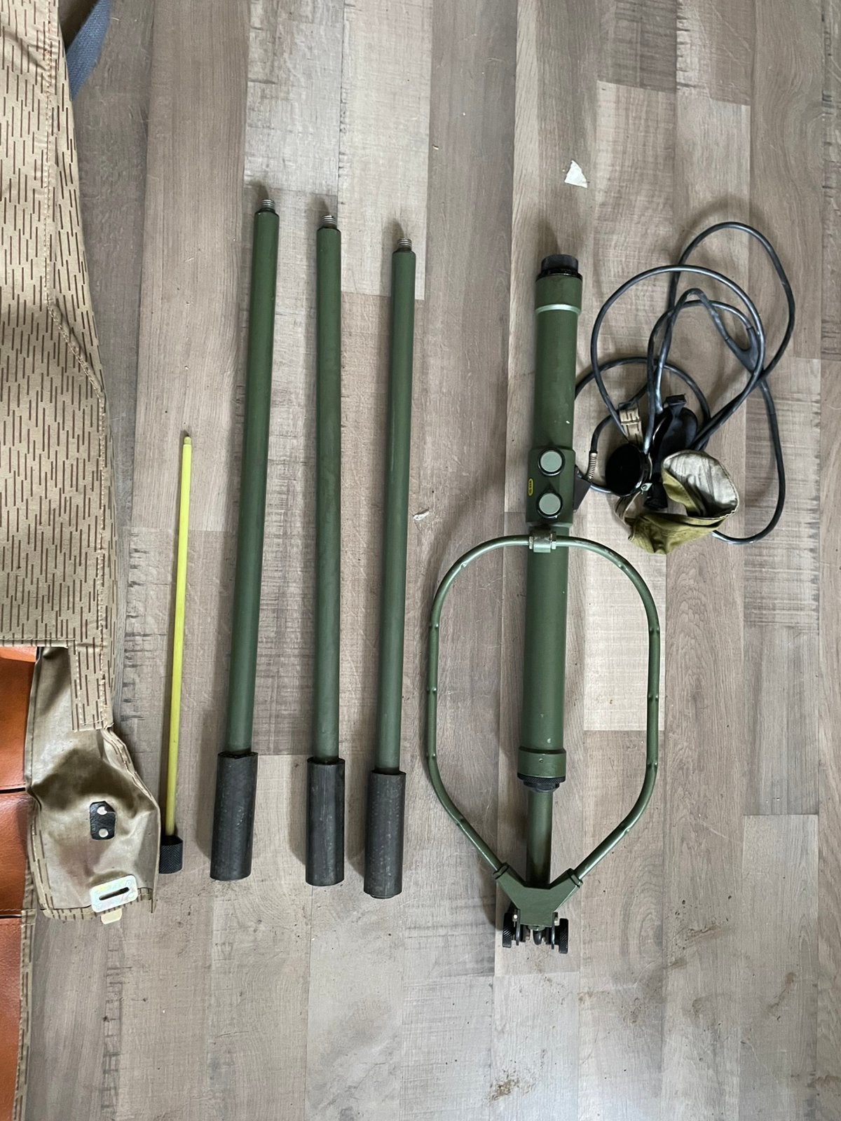 Originele Duitse MSG 75 Metaaldetector (NVA), Ophalen of Verzenden, Landmacht, Duitsland