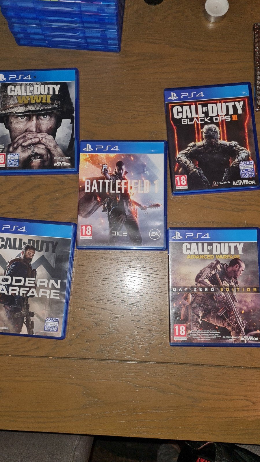 PS4 Call of Duty & Battlefield 1 Games - Diverse Collectie, Online, Gebruikt, Vanaf 18 jaar, Shooter