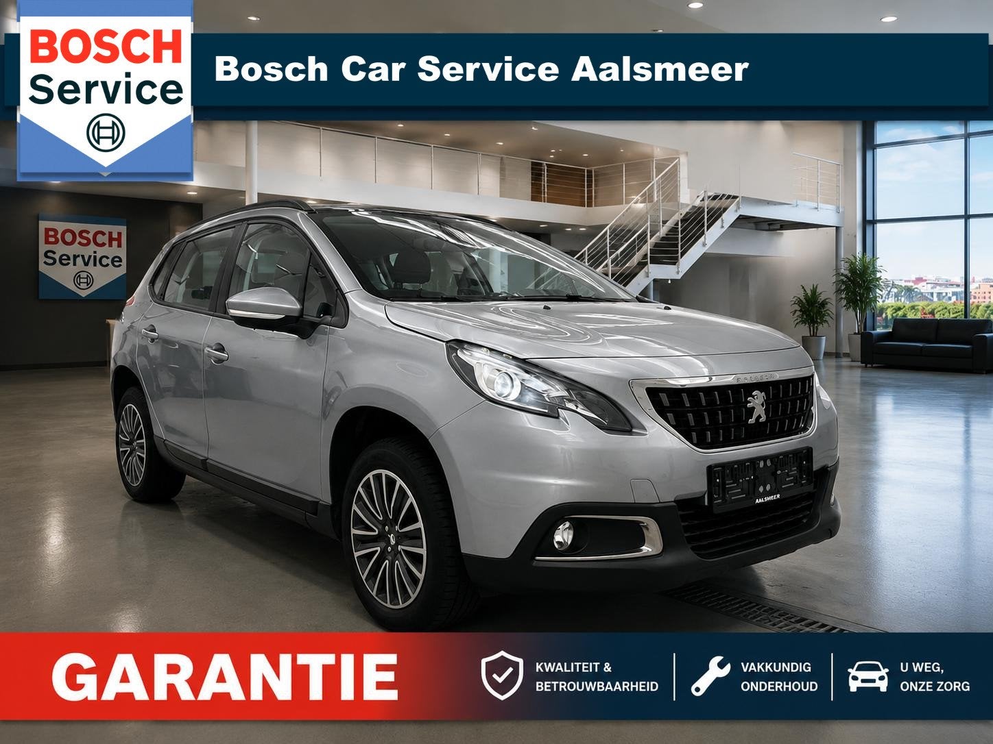 Peugeot 2008 1.2 PureTech Active /Garantie /Airco /Apk /, Voorwielaandrijving, Stof, Gebruikt, Euro 6