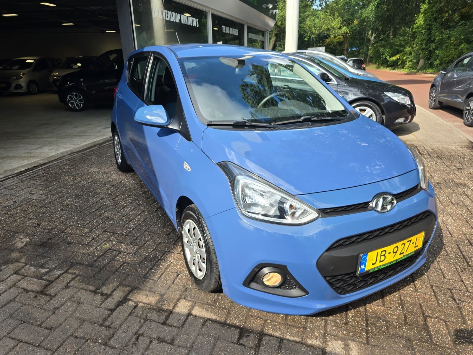 Hyundai I10 1.0i i-Motion Comfort | 2E EIGENAAR | 3\6 of 12M, Auto's, Voorwielaandrijving, Stof, Gebruikt, Blauw