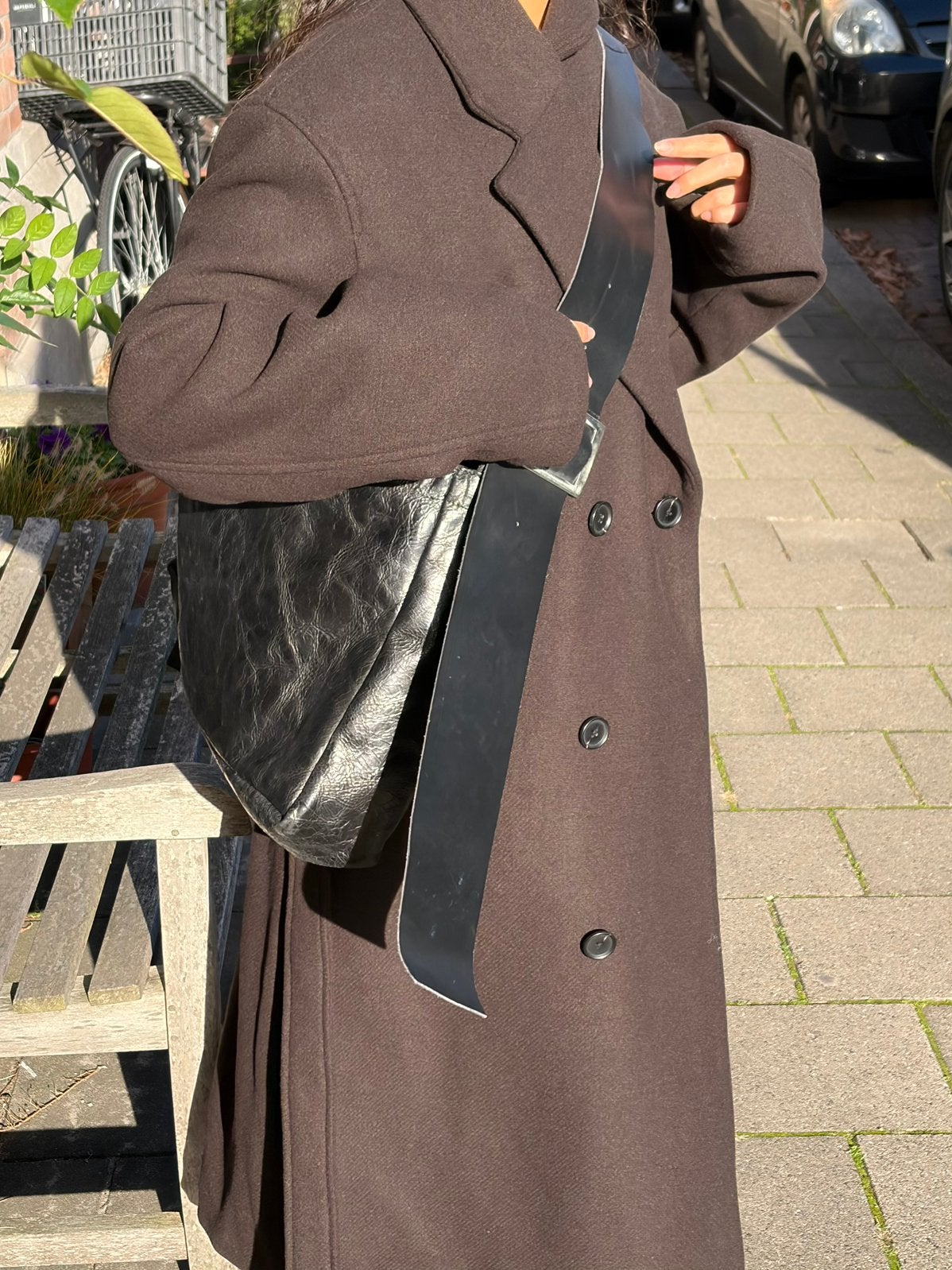 Bon Projects Loop Bag - Black Lacquer, Ophalen of Verzenden, Zo goed als nieuw, Zwart