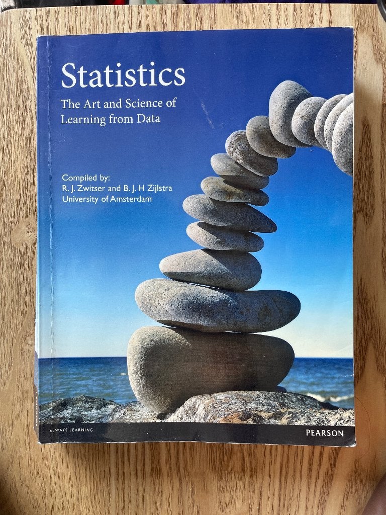 Statistics The Art and Science of Learning from Data, Pearson, Verzenden, Beta, WO