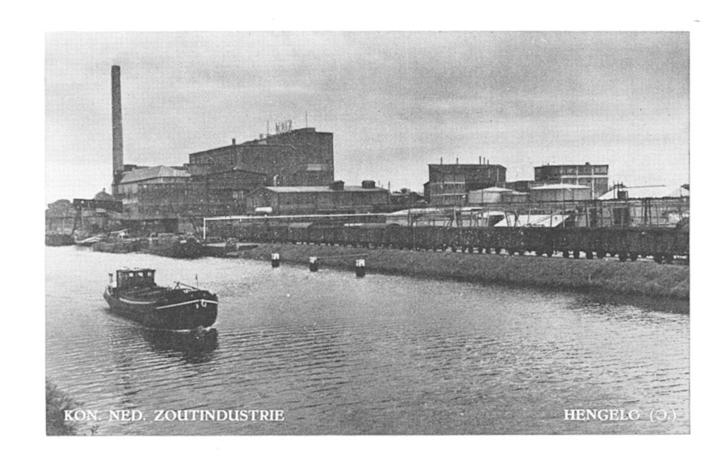 948902	Hengelo	O 1945 Binnenvaartschip	Kon N Zoutindustrie, Ophalen of Verzenden, 1940 tot 1960, Ongelopen, Overijssel
