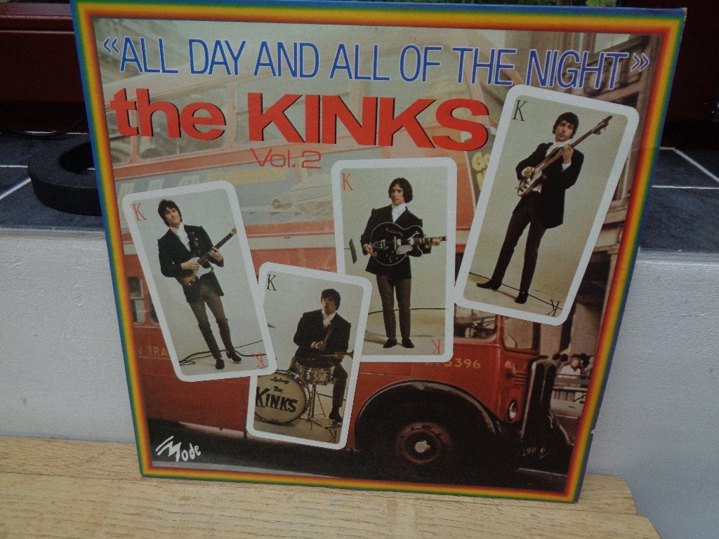 Kinks LP "All Day and All of the Night Vol.2" [France-1979], LP, Gebruikt, Beschermende buitenhoes, 12 inch