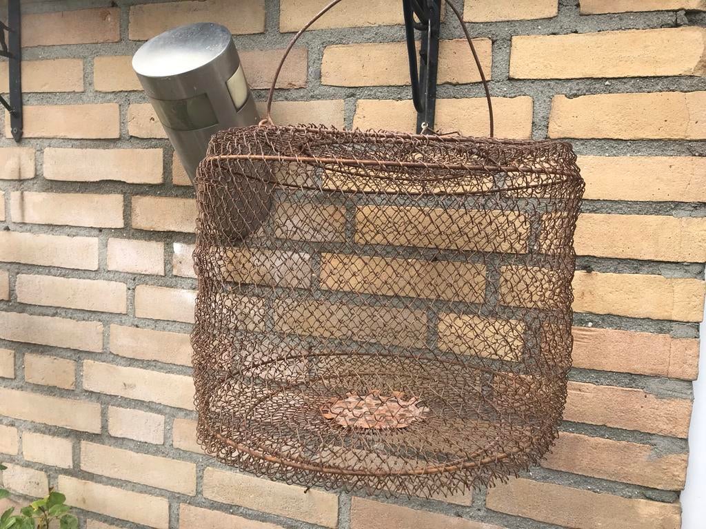 Vintage ijzer  visfuik ,net ,krabben enz, Ophalen of Verzenden