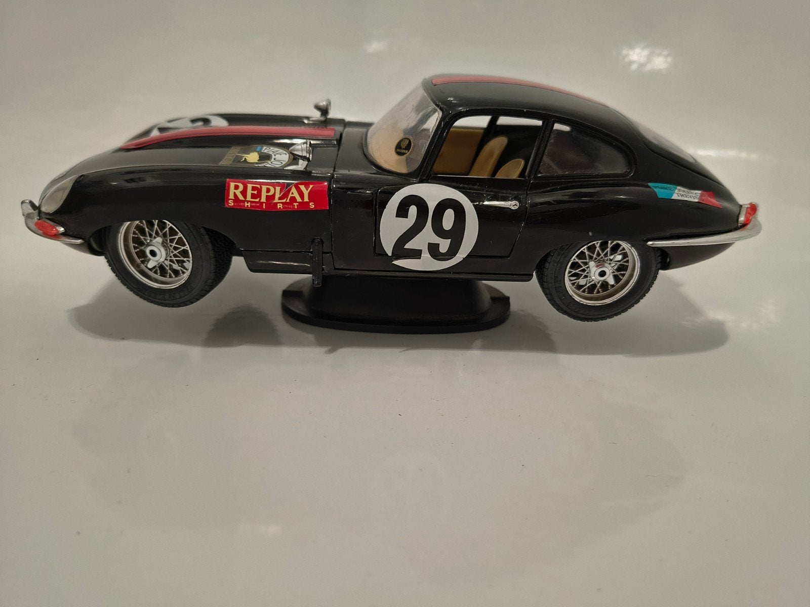 modelauto Bburago Jaguar E type 1961 1:18, Ophalen of Verzenden, Zo goed als nieuw, Bburago