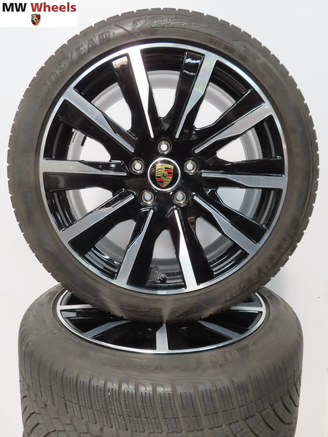 Originele Porsche Taycan 20 inch Design velgen winterbanden, Auto-onderdelen, Banden en Velgen, -, -, Banden en Velgen, -