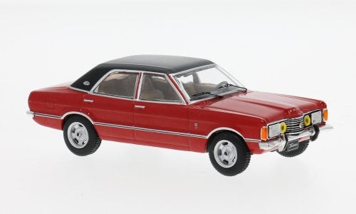 Ford Taunus TC1 GXL 1973 Rood/Zwart dak van IXO 1:43