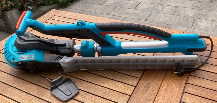 Gardena Highcut 48 Telescopische Heggenschaar Elektrisch, Tuin en Terras, Ophalen, Gebruikt, Elektrisch, Gardena