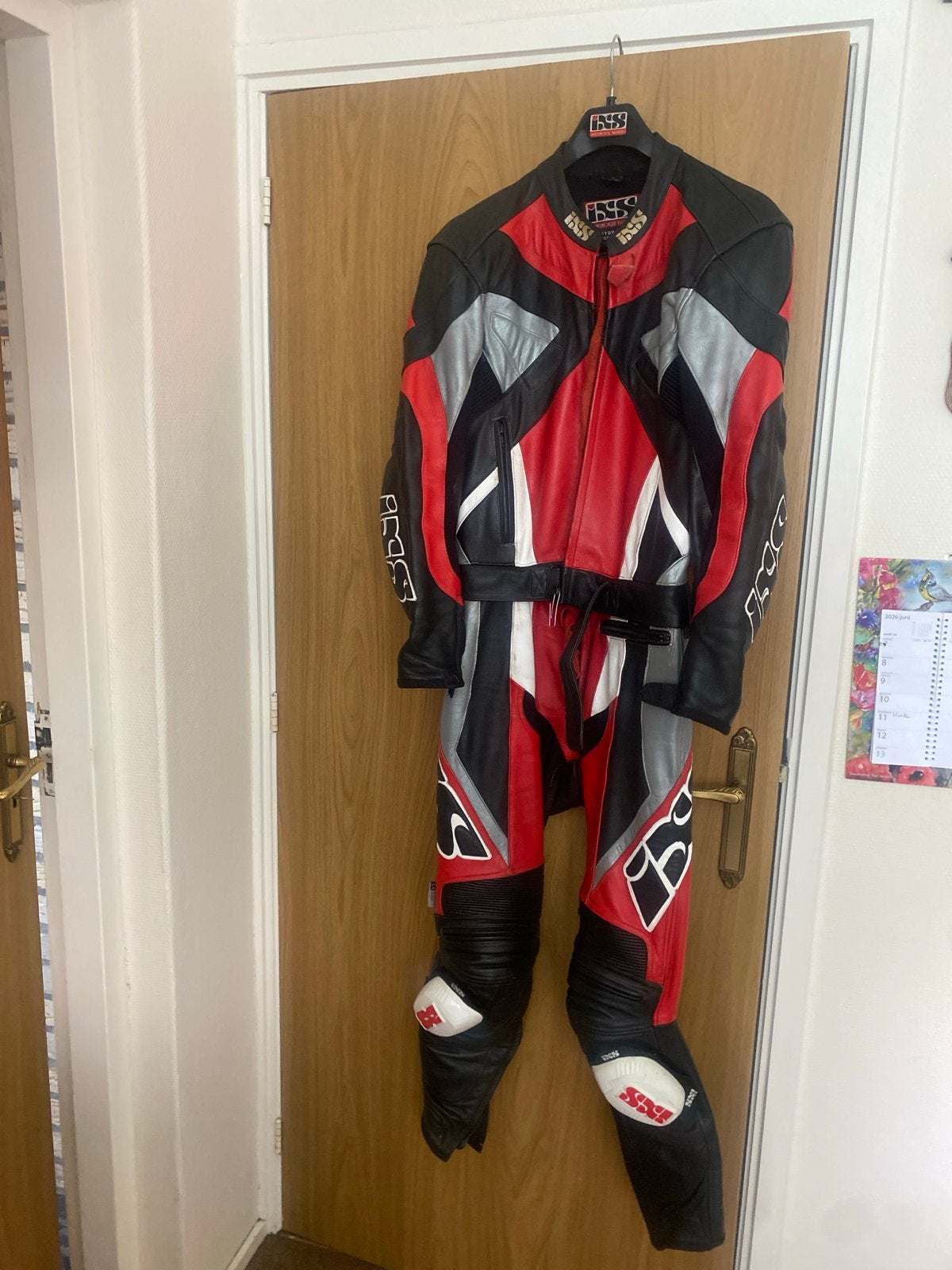 IXS Leren Motorpak 2-delig Maat 50 - Goede Staat, Ophalen, Tweedehands, Heren, Combipak