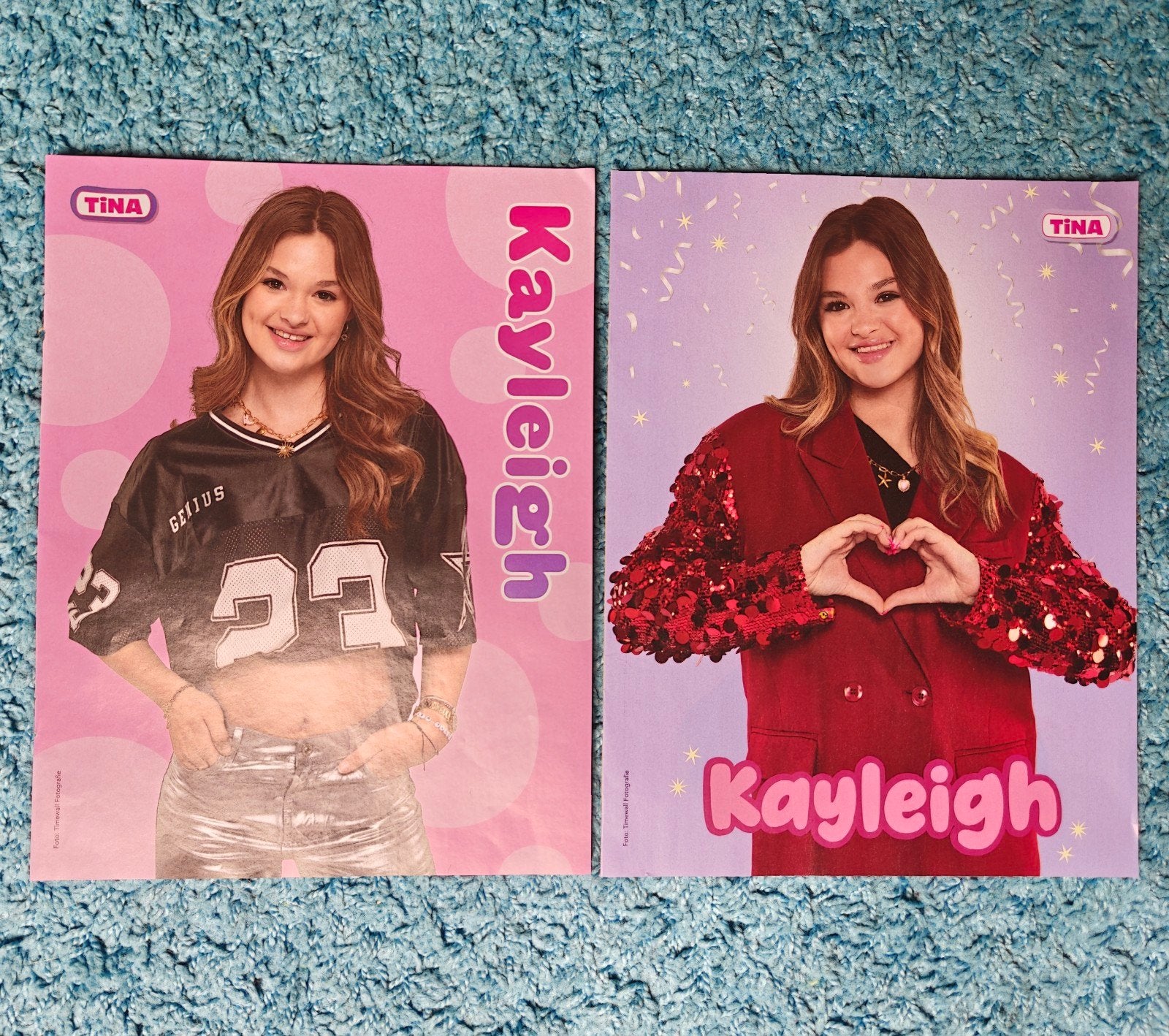 Kayleigh Boom posters Tina, Rechthoekig Staand, A4 of kleiner, Nieuw, Ophalen of Verzenden