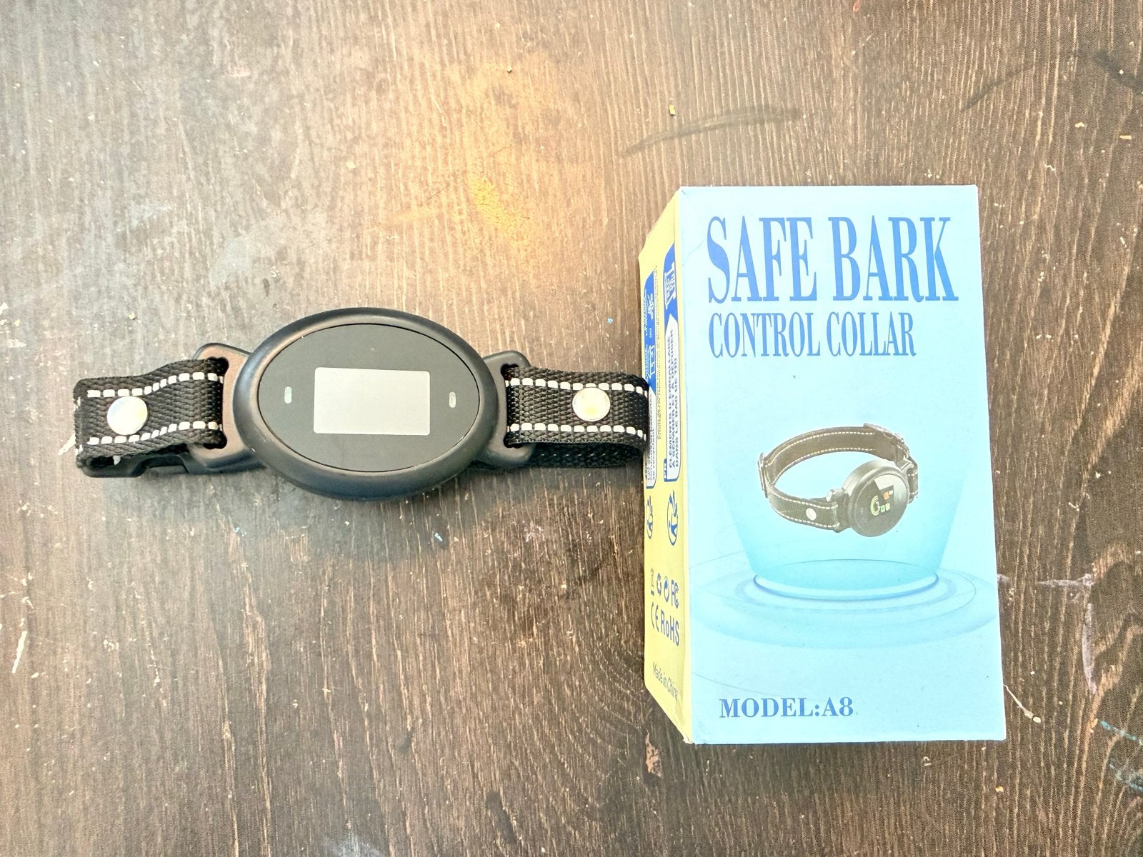 Antiblafband met trilling - Safe Bark A8 - incl. doos, Dieren en Toebehoren, Ophalen of Verzenden, Zo goed als nieuw