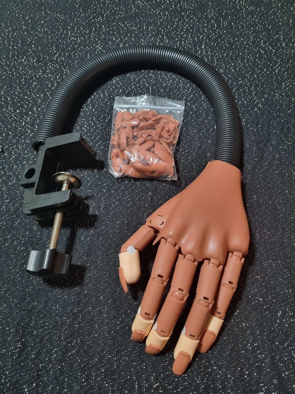 Oefenhand voor acryl/gel nagels met klem en navulling, Ophalen, Zo goed als nieuw, Overige typen