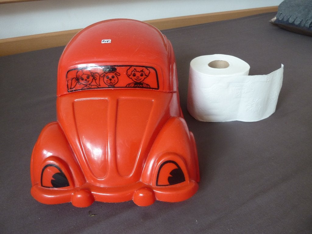 PLASTIC ""PO"" in de vorm van : VW KEVER (35 cm.) uit ITALiË, Ophalen of Verzenden, Nieuw