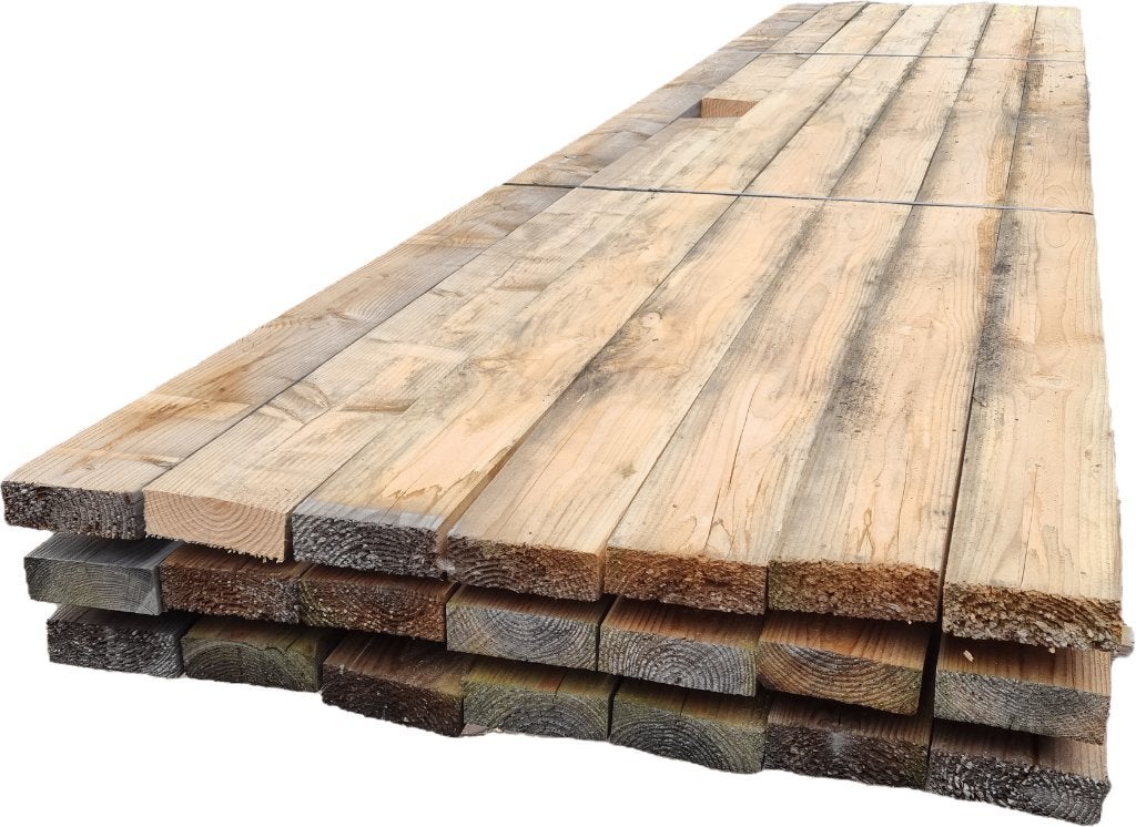 Douglas balken fijnbezaagd 5.0x15.0 cm - nr: TB44, Ophalen, Nieuw, 250 cm of meer, Balken