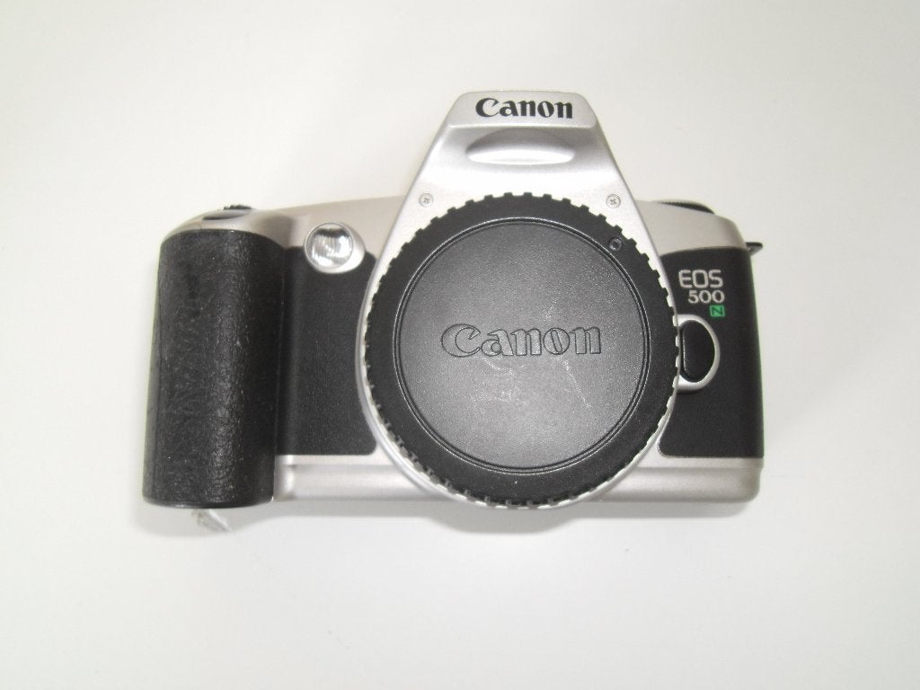 Canon 500n body, Audio, Tv en Foto, Fotocamera's Analoog, Ophalen of Verzenden, Gebruikt, Spiegelreflex, Canon