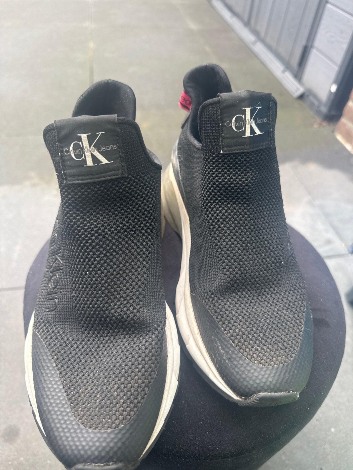 Calvin Klein Jeans Sneakers Zwart - Maat 38, Ophalen, Zwart, Sneakers of Gympen, Gedragen