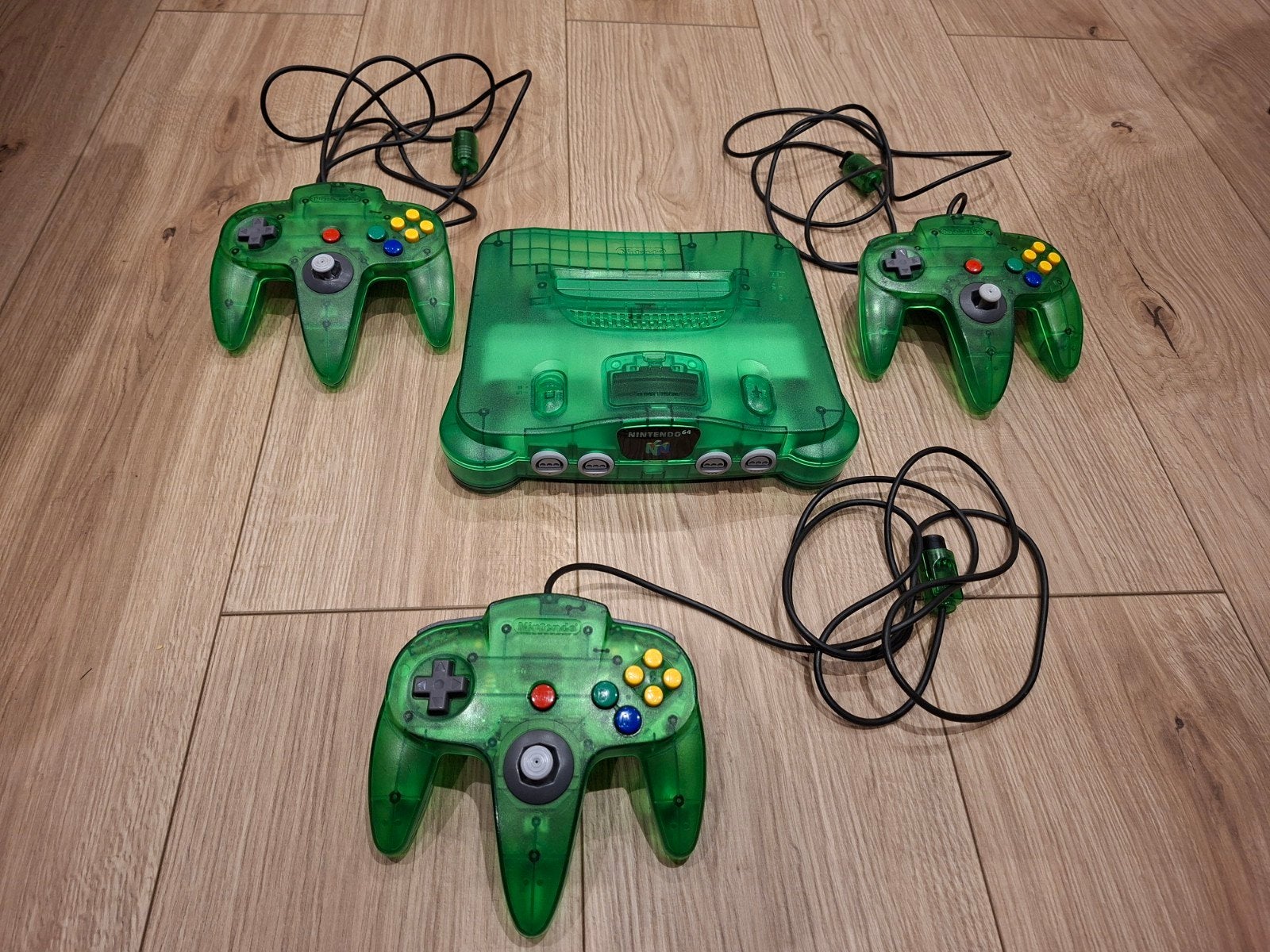 Gezocht: Jungle Green controller Nintendo 64, Ophalen, Gebruikt, Met 1 controller