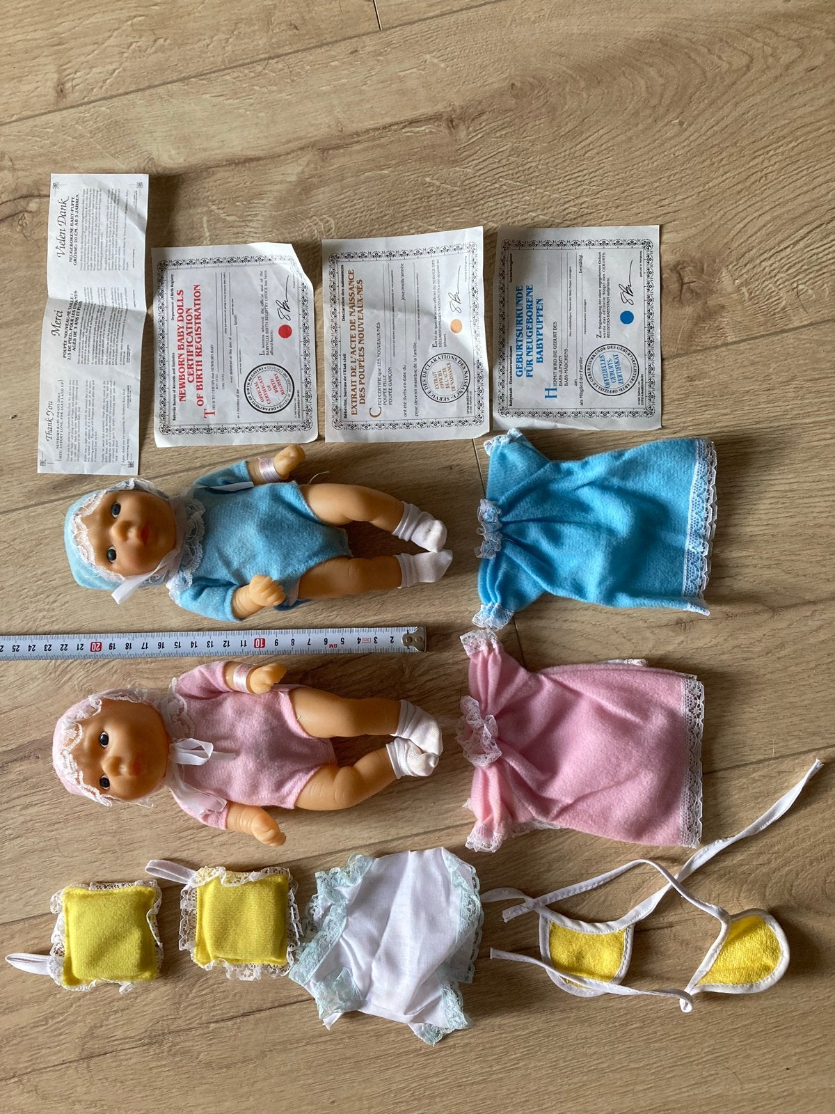 Set van 2 nieuwe poppen (jongen en meisje) met certificaat, Ophalen, Nieuw, Babypop