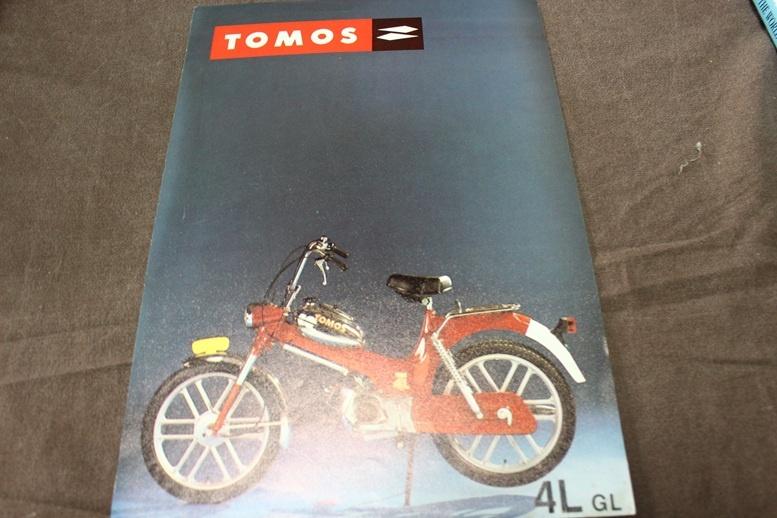 Tomos 4L GL bromfiets verkoop folder, Fietsen en Brommers, Handleidingen en Instructieboekjes, Ophalen of Verzenden, Zo goed als nieuw