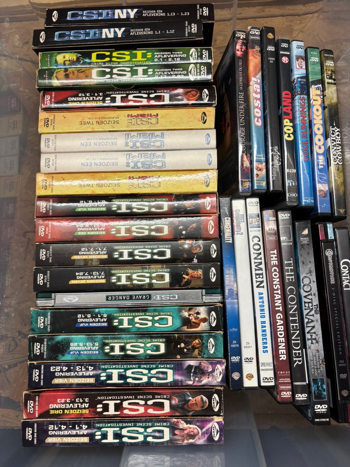 DVD verzameling z’n 800 stuks, Alle leeftijden, Ophalen, Gebruikt