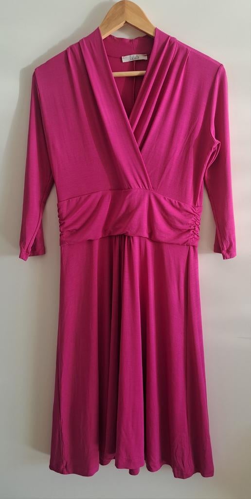 Prachtige roze jurk van La Salle - Maat L., Maat 42/44 (L), Ophalen of Verzenden, Knielengte, Roze