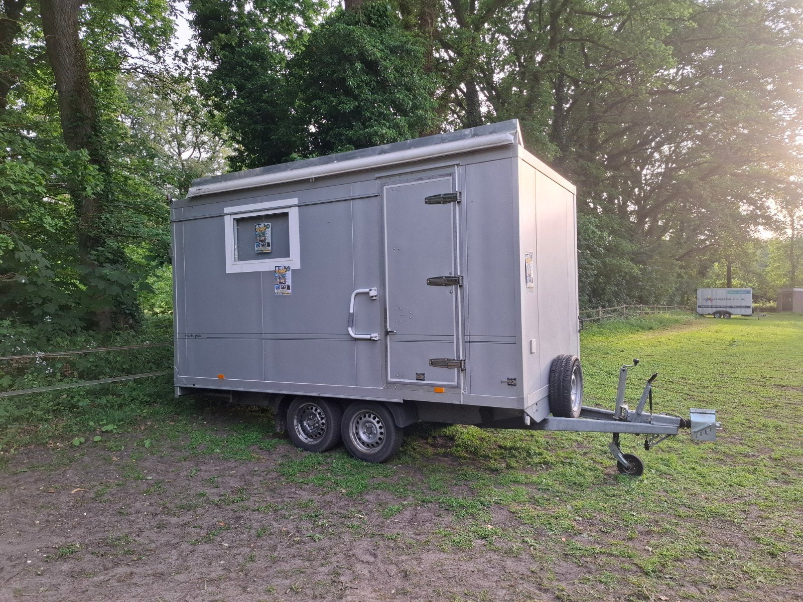 Humbaur aanhanger, voor lading en overnachten.9, Auto diversen, Aanhangers en Bagagewagens, Ophalen, Zo goed als nieuw