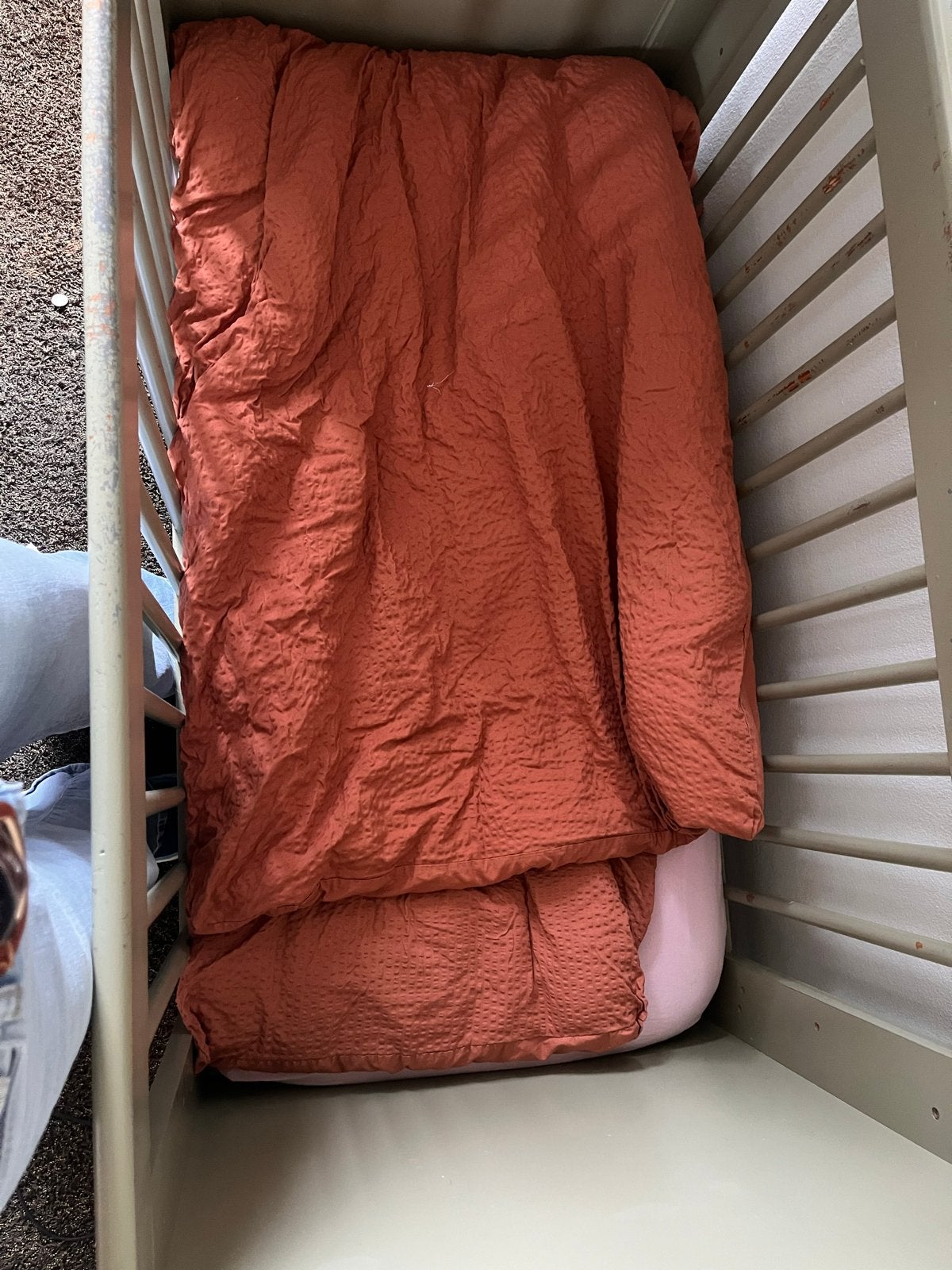 Ledikant met matras, dekentje en kussen, Ophalen of Verzenden, Gebruikt, Ledikant