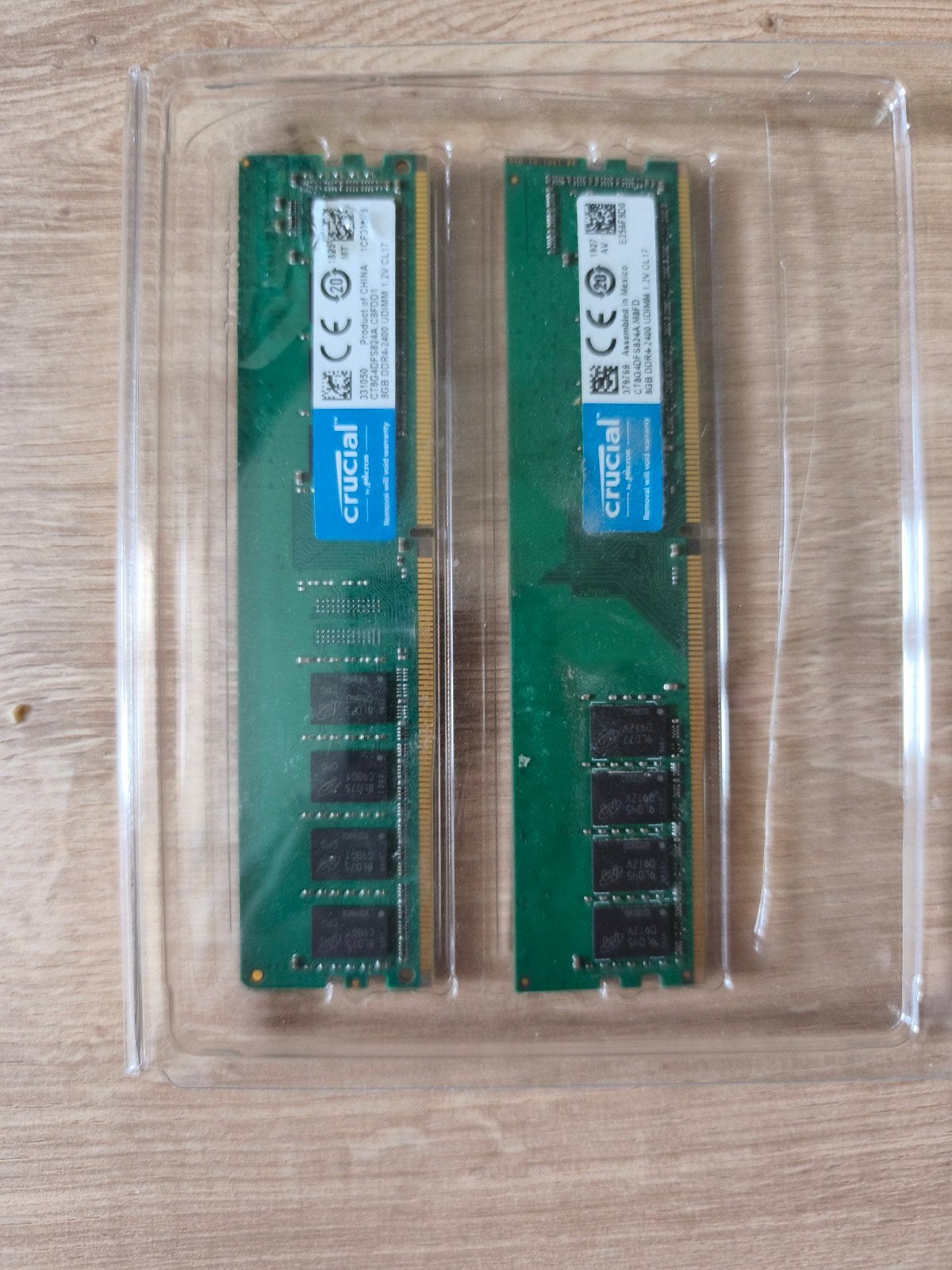 Crucial 16GB (2x8GB) DDR4 RAM 2400MHz Desktop