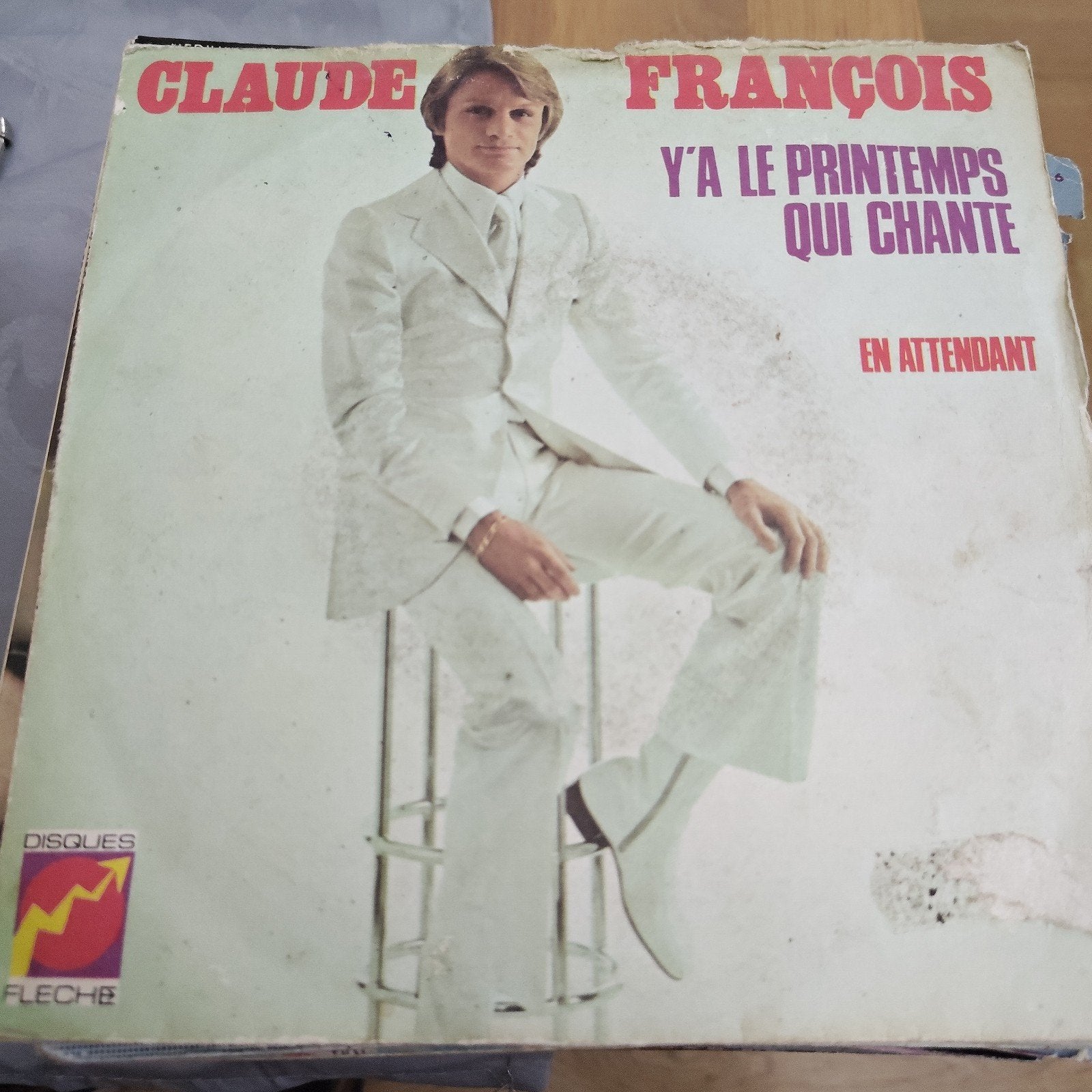 Claude François - Y'a Le Printemps Qui Chante LP, Gebruikt, 7 inch, Ophalen of Verzenden, Pop