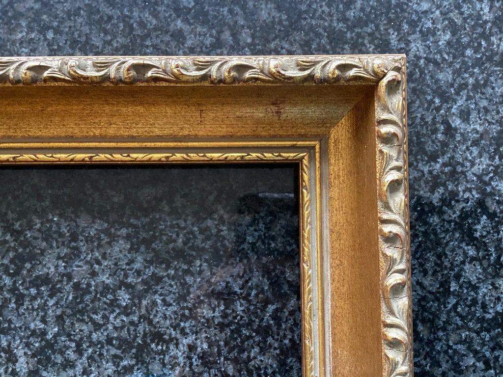 Schilderijlijst, barok, goud, vintage, Ophalen, Gebruikt, Schilderijlijst, Goud