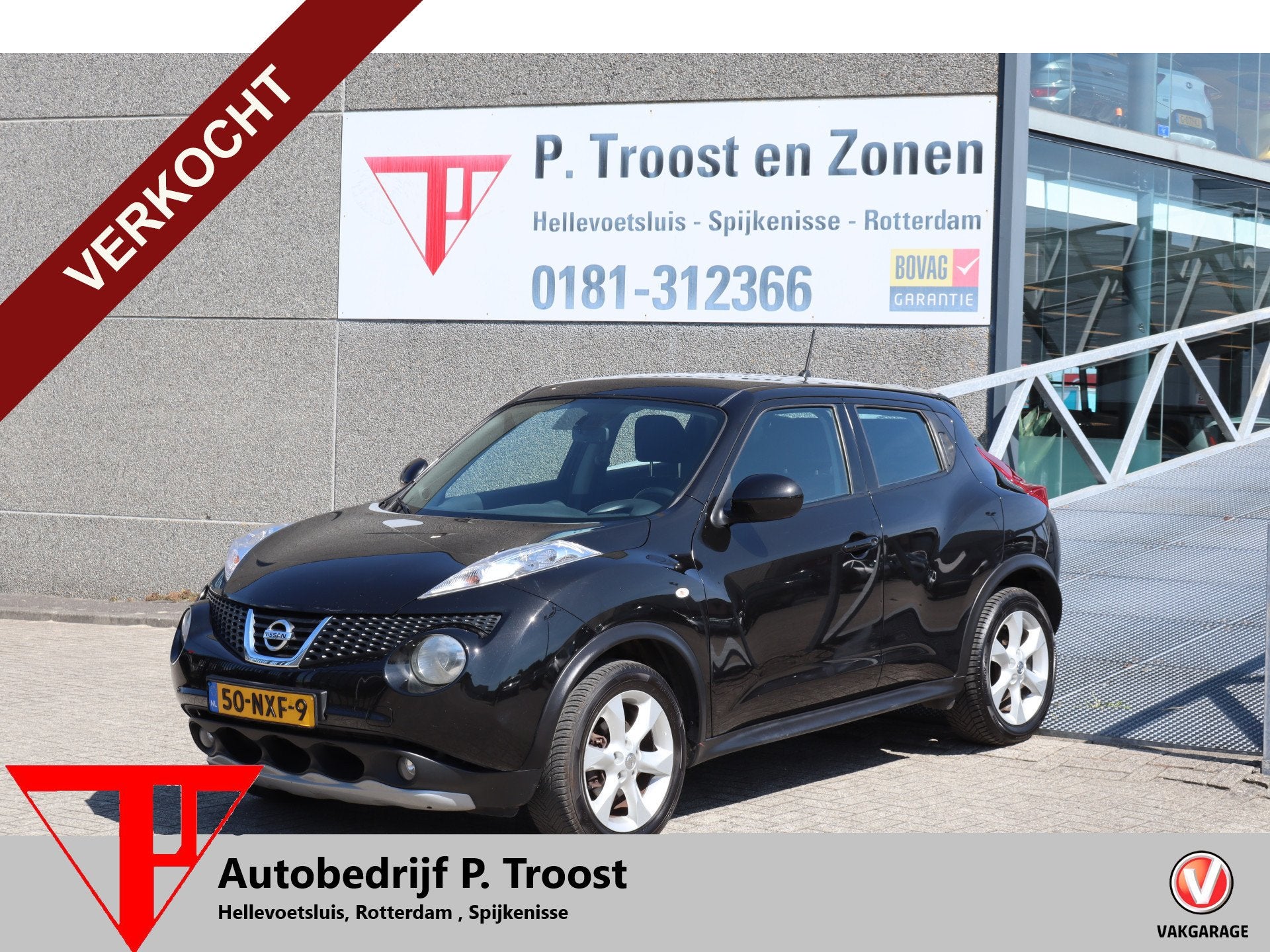 Nissan Juke 1.6 Acenta Eco Afneembare trekhaak/Cruise contro, Auto's, Nissan, Euro 5, Stof, Zwart, 4 cilinders