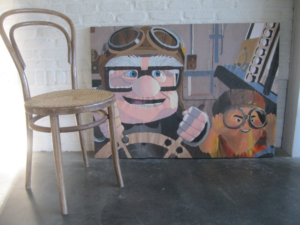 Schilderij Pixar UP Walt Disney, Ophalen, Overige figuren, Zo goed als nieuw, Overige typen